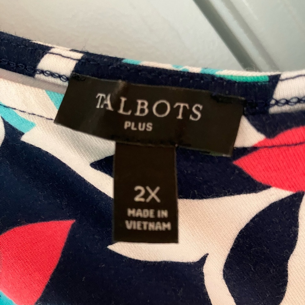 Talbots 2X Jersey Maxi Dress -
Splendid Floral - Picture 3 of 8